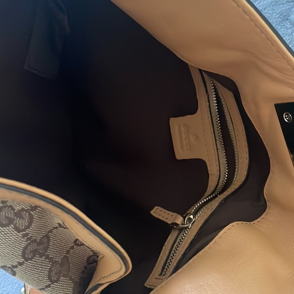 Gucci Beige/Brown GG Canvas Babouska Indy Top Handle Bag - Picture 5 of 6